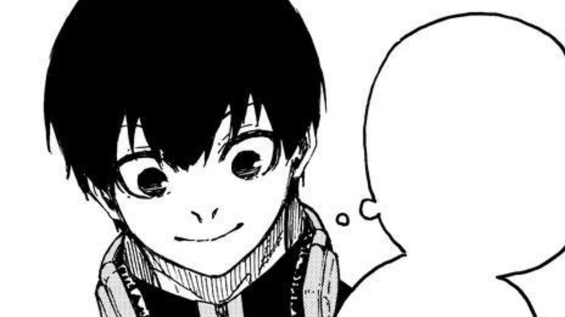 Yoichi Isagi as seen in the Blue Lock manga (Image via Kodansha)